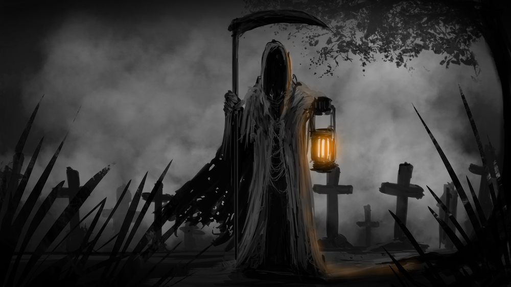 Dreams about Death - By Aceross Lord Royalty-free stock illustration ID: 587310263