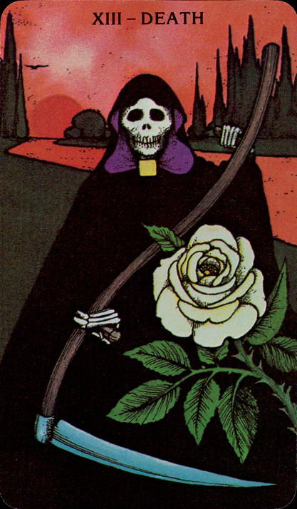 Dreams about Death - Morgan Greer Tarot deck Death Card