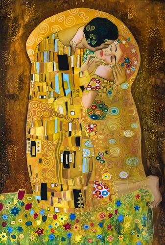 Dreams about Kissing | The Kiss Painting by Gustav Klimt