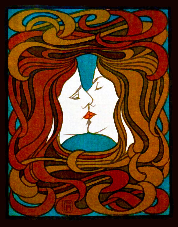 Dreams About Kissing: Two Women Kissing by Peter Behrens