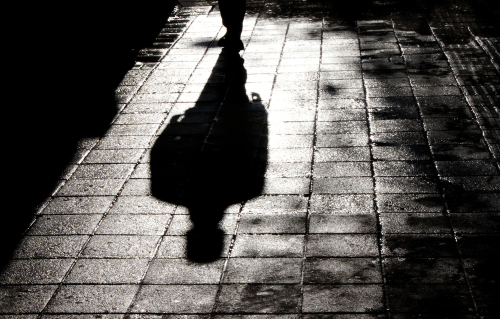 Dreams About Being Chased: shadow following someone